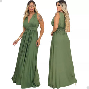 Vestido Elegante Feminino para Festa Casamento Noivado Madrinha Convidada Dama