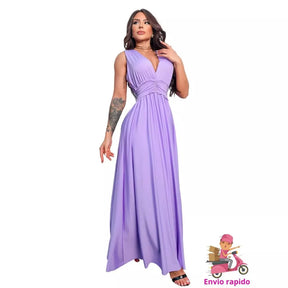 Vestido Elegante Feminino para Festa Casamento Noivado Madrinha Convidada Dama