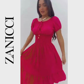 Vestido Longo Feminino Ciganinha em Viscolinho - Tendência da Moda Evangélica, Elegante e Confortável