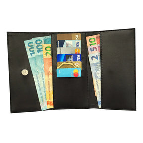 Bolsa De Ombro Transversal De Mão + Carteira Kit Com 2 Peças